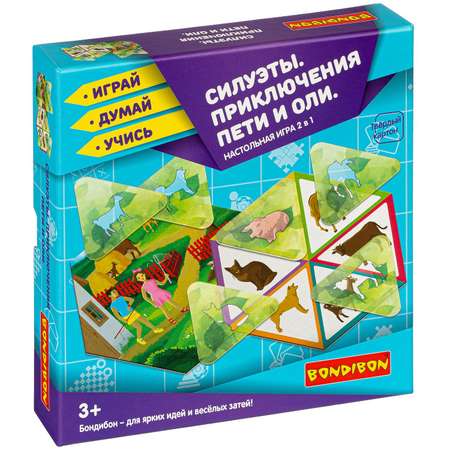 Настольная игра Bondibon Приключения Пети и Оли