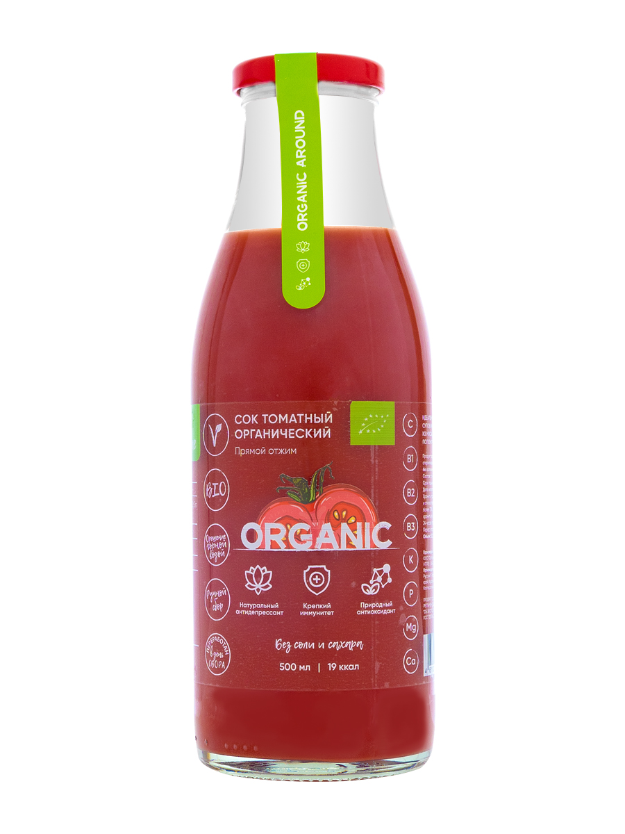 Сок Organic Around Органический томатный 0,5л