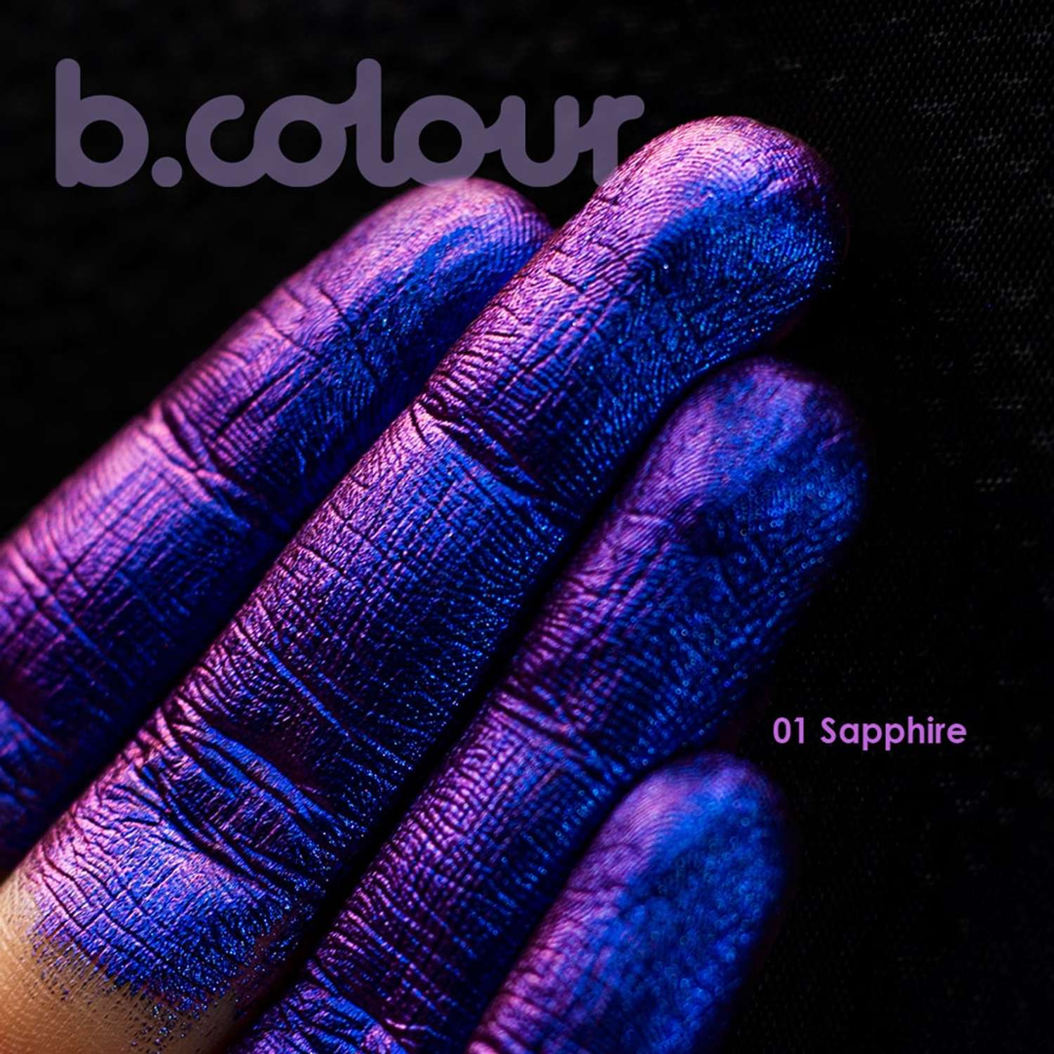 Жидкие тени для век 7DAYS хамелеон B.COLOUR 01 Sapphire - фото 3