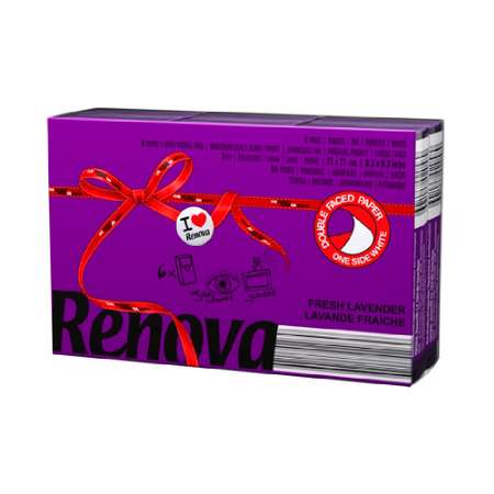 Бумажные платочки Renova Red Label Lavanda Lilas 6 шт