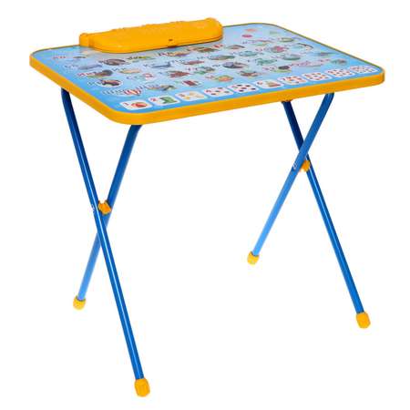 Комплект Zabiaka детской мебели «Познайка. Азбука» складной цвета стула МИКС