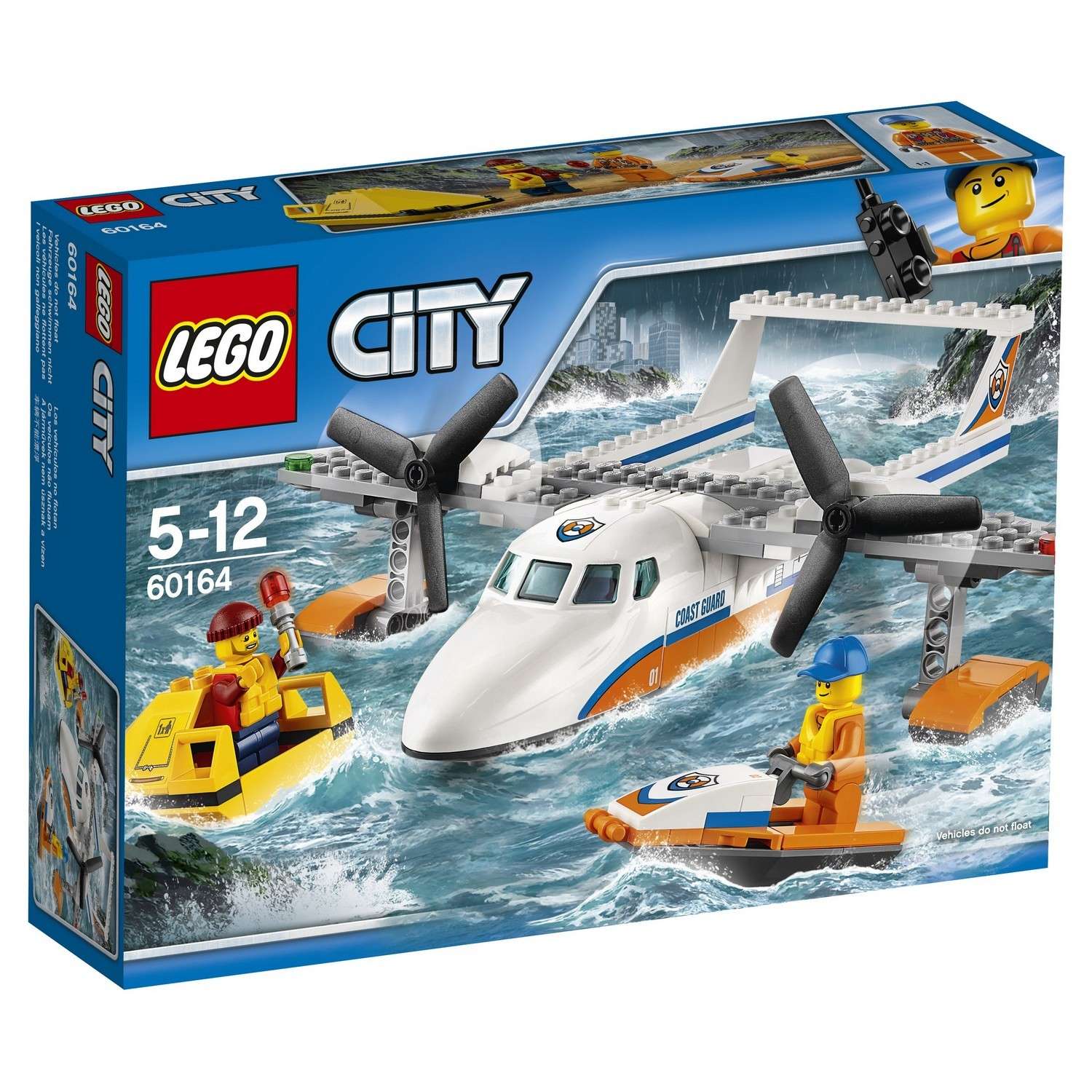 Конструктор LEGO City Coast Guard Спасательный самолет береговой охраны (60164) - фото 2