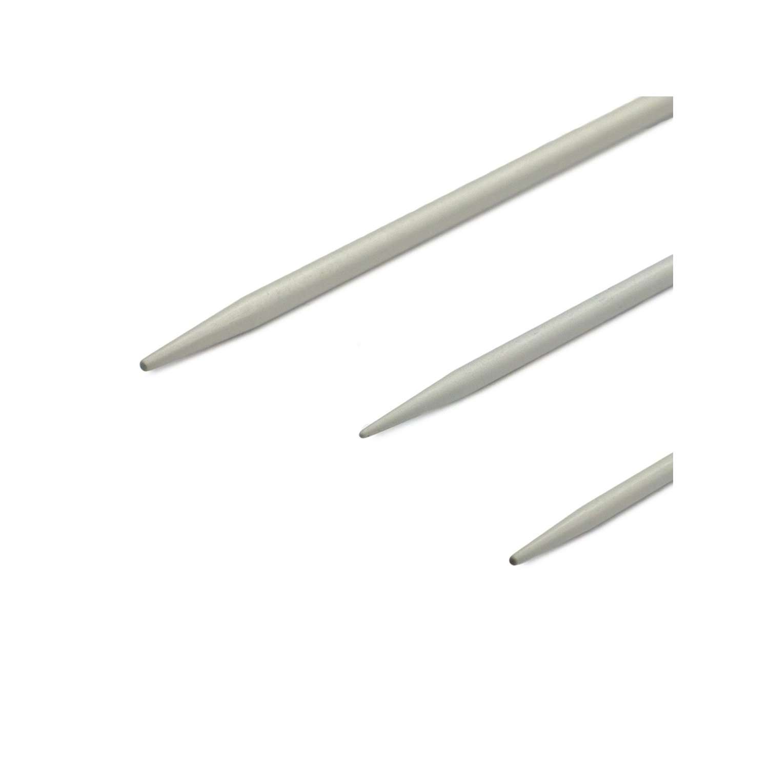 Иглы для вязанных изделий Pony алюминиевые легкие с нейлоновой петлей размер 2.25 - 3.25 3 шт 60643 - фото 4