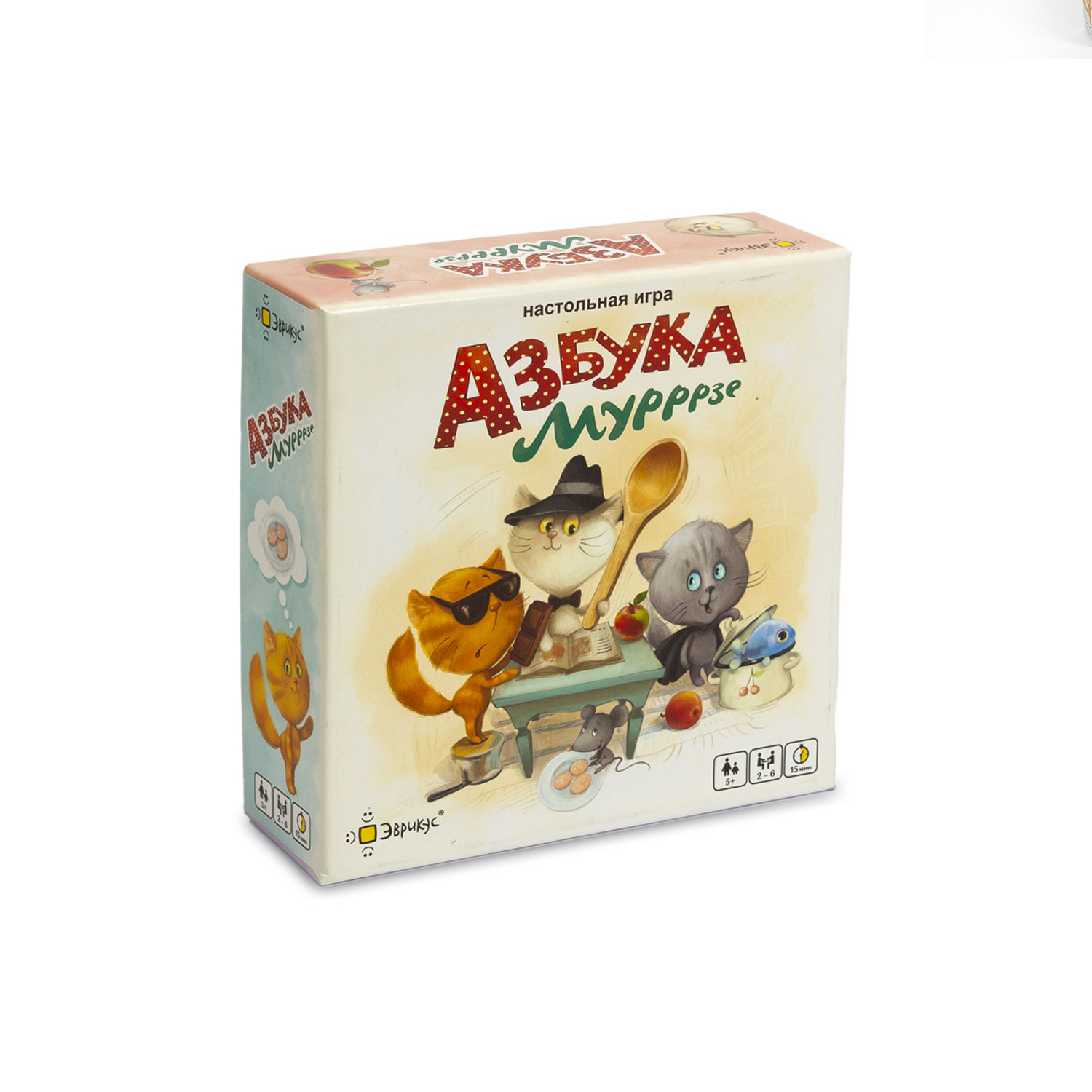 Настольная игра Эврикус Игра настольная "Эврикус" "Азбука Мурррзе" . - фото 1