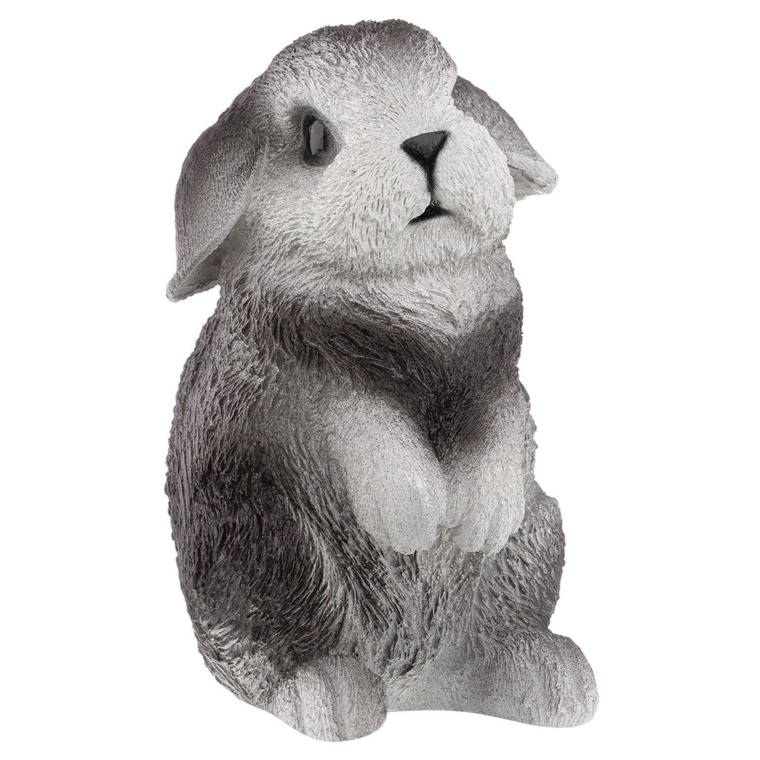 Копилка Elan Gallery 12х11х18 см Кролик милашка. серый с белыми лапками - фото 1