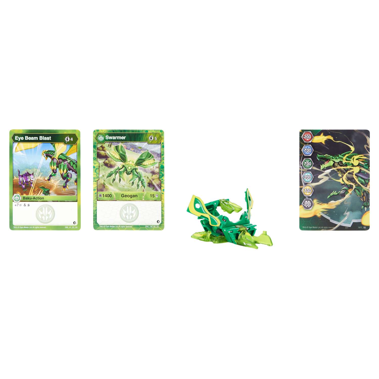 Фигурка-трансформер Bakugan Геоган S3 Bad Boss 5 Green 6059850/20134833 - фото 3