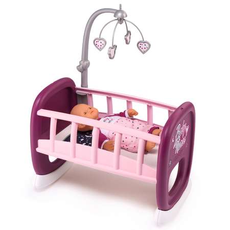 Колыбель Smoby Baby Nurse с мобилем 220343