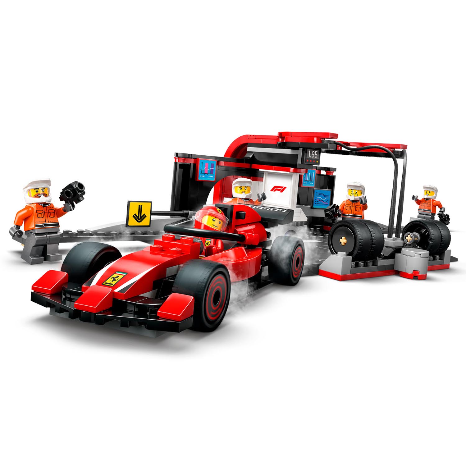 Конструктор детский LEGO City Пит-стоп и команда F1 - фото 10