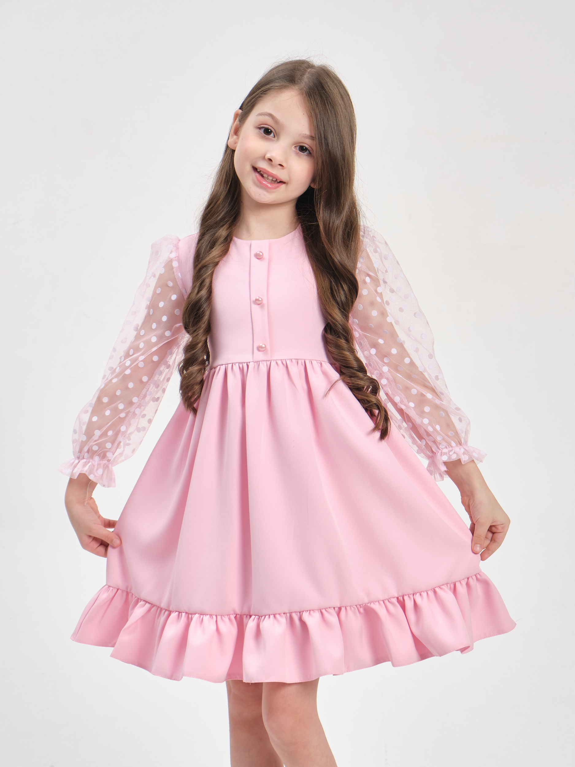Платье Sofisha kids Plat.barbie/розовый - фото 13