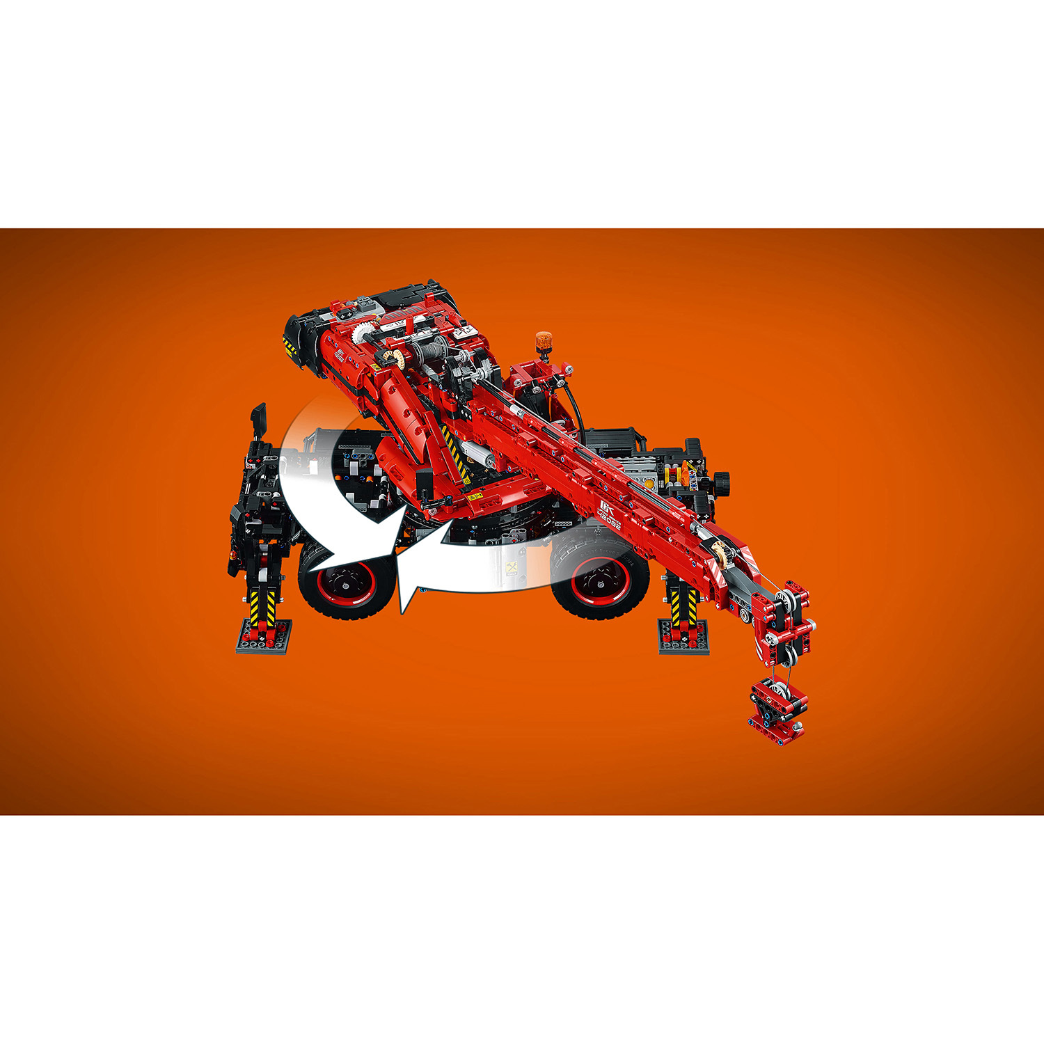 Конструктор LEGO Technic Подъёмный кран для пересечённой местности 42082 - фото 14