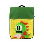 Пиксельный рюкзак Upixel зеленый-желтый