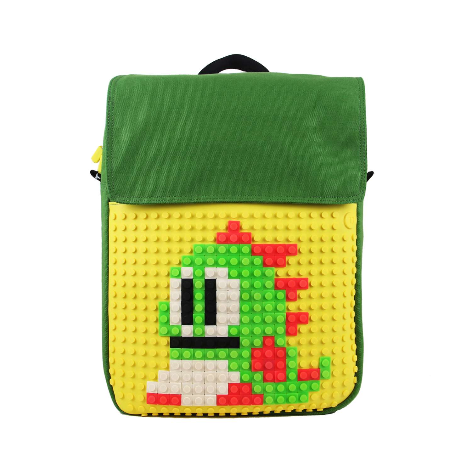Пиксельный рюкзак Upixel зеленый-желтый - фото 1