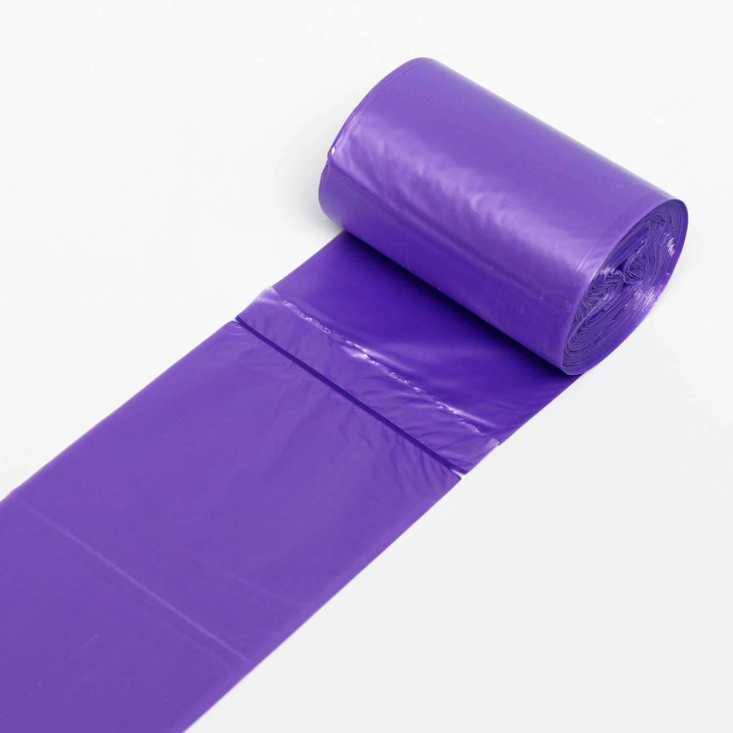 Пакеты Пижон БИО для уборки за собаками рулон 20 шт фиолетовый - фото 2