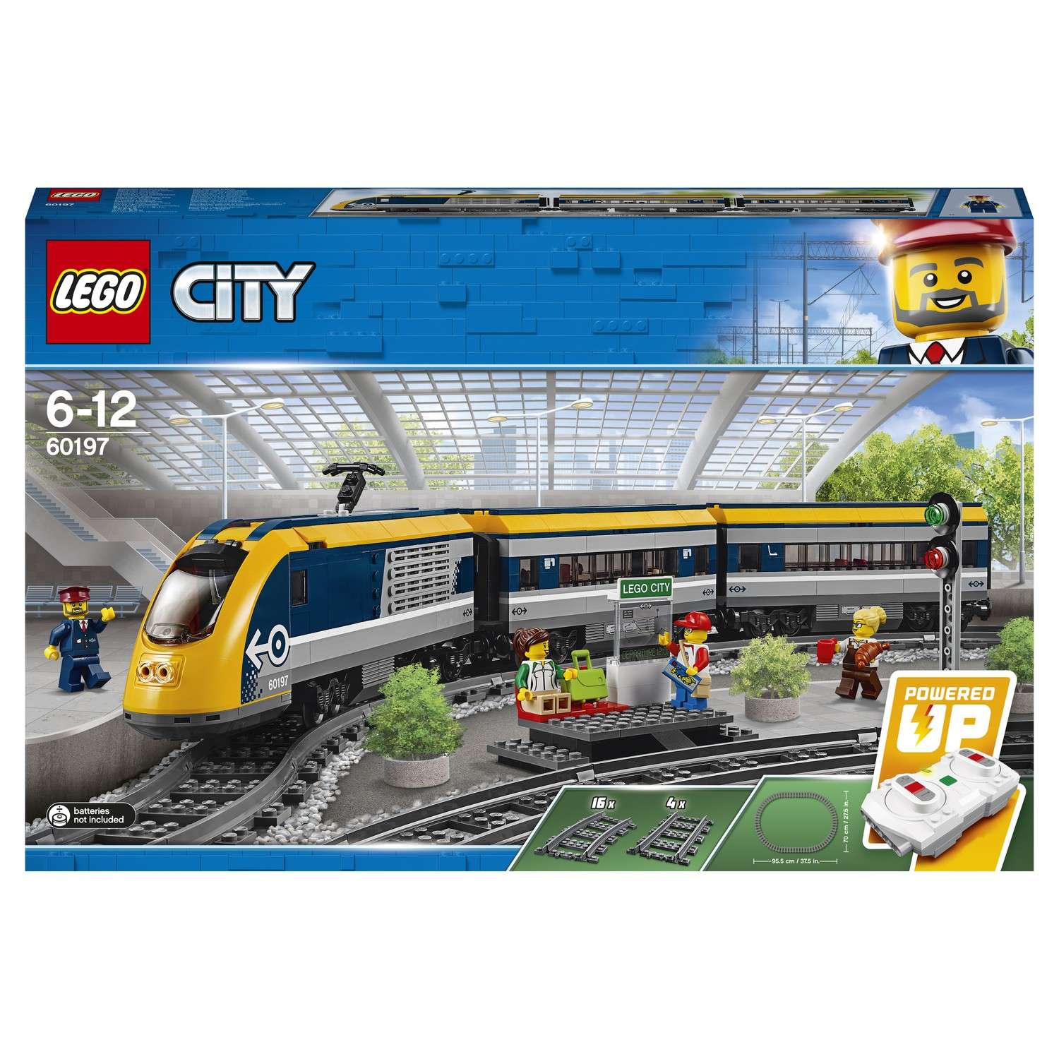 Конструктор LEGO City Trains Пассажирский поезд 60197 - фото 2