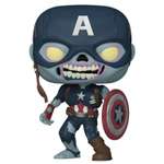 Фигурка Funko POP! Bobble Marvel What If Zombie Captain America Exc 10 58449