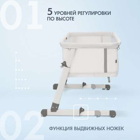 Детская приставная кроватка Nuovita Accanto Calma