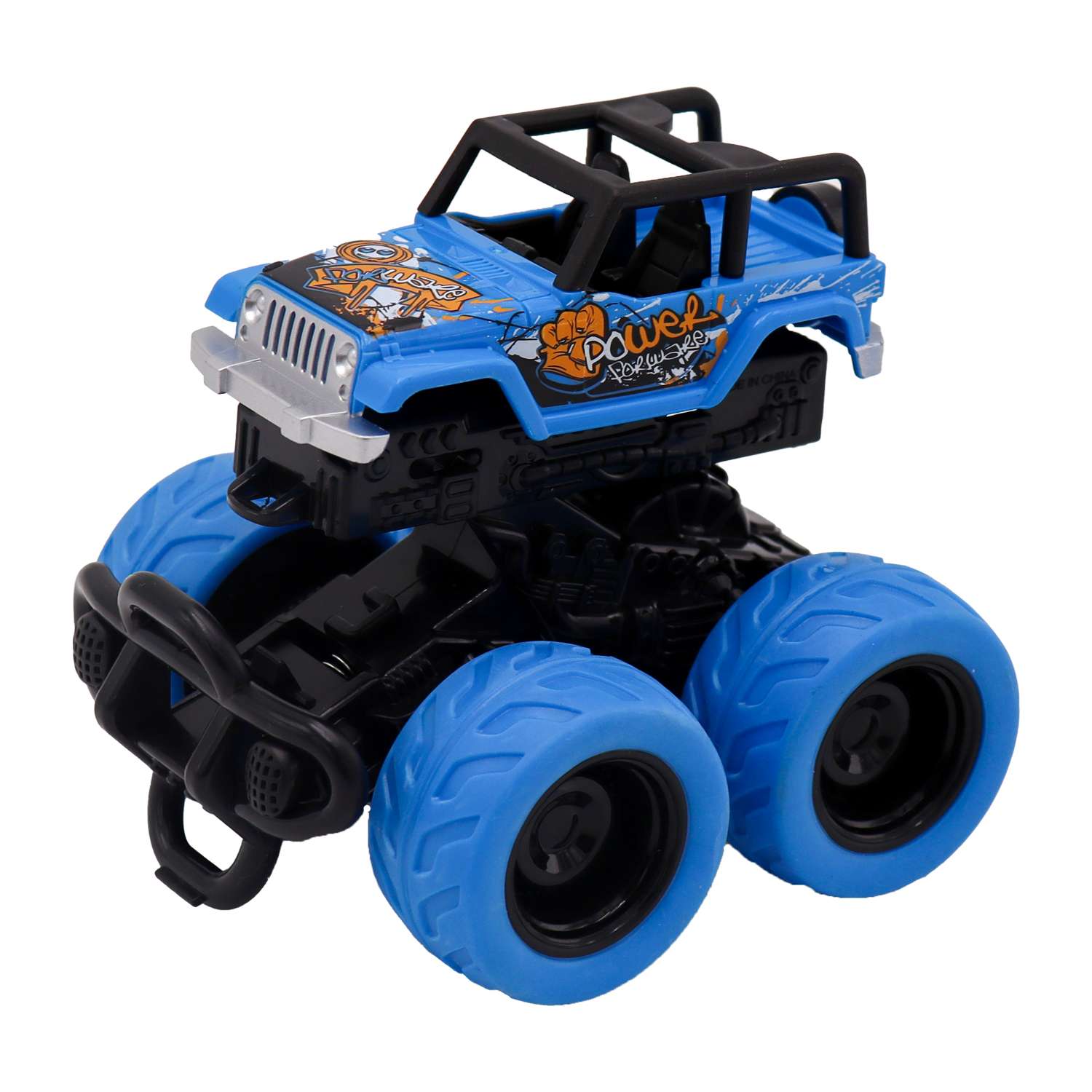 Машинка Funky Toys фрикционная Сафари с краш-эффектом Синяя FT97976 FT97976 - фото 1