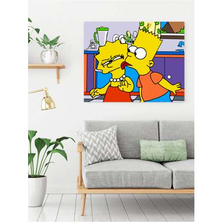 Картина по номерам Это просто шедевр SHE024 Барт и Лиза