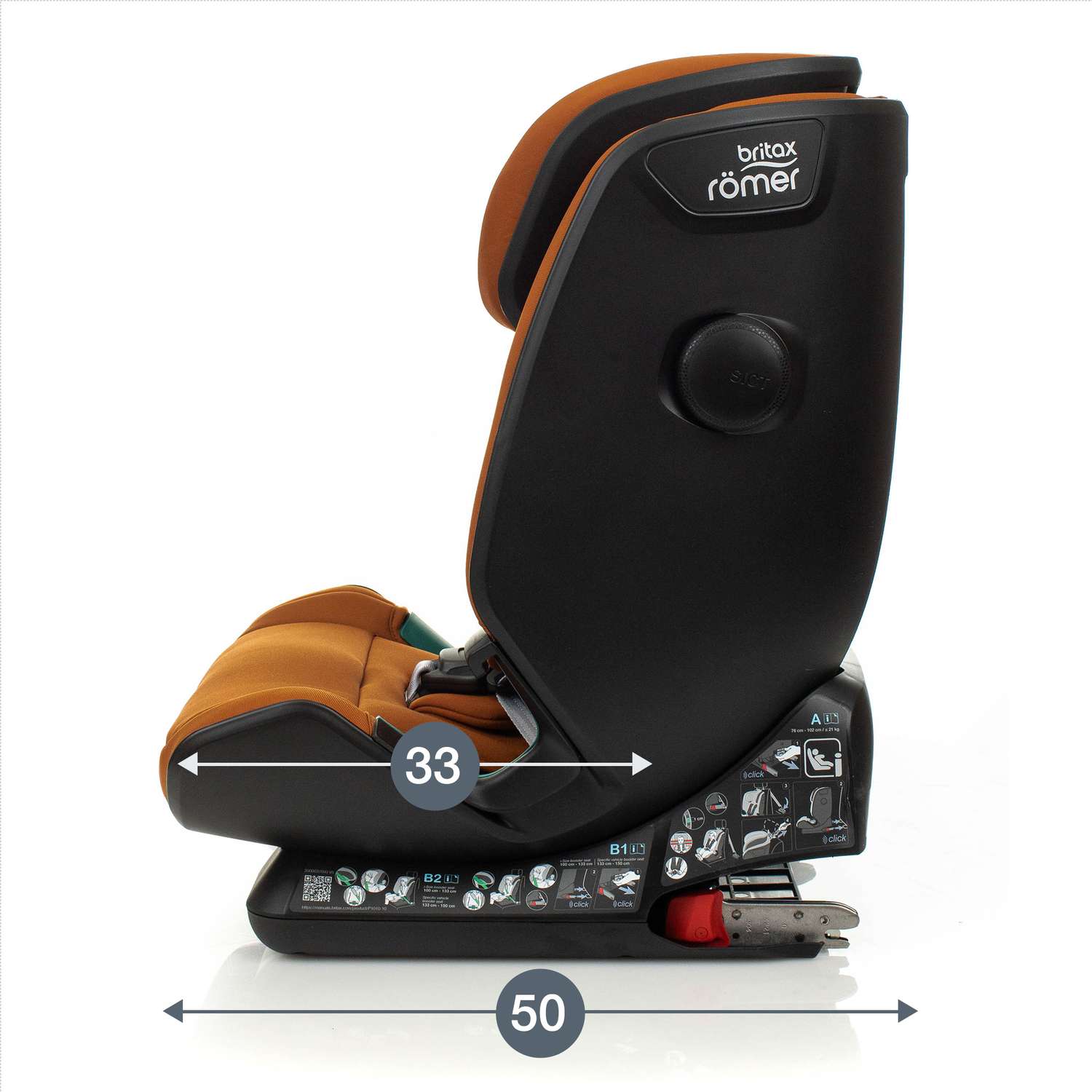 Детское автокресло Britax Roemer Advansafix i-Size Golden Cognac - фото 15