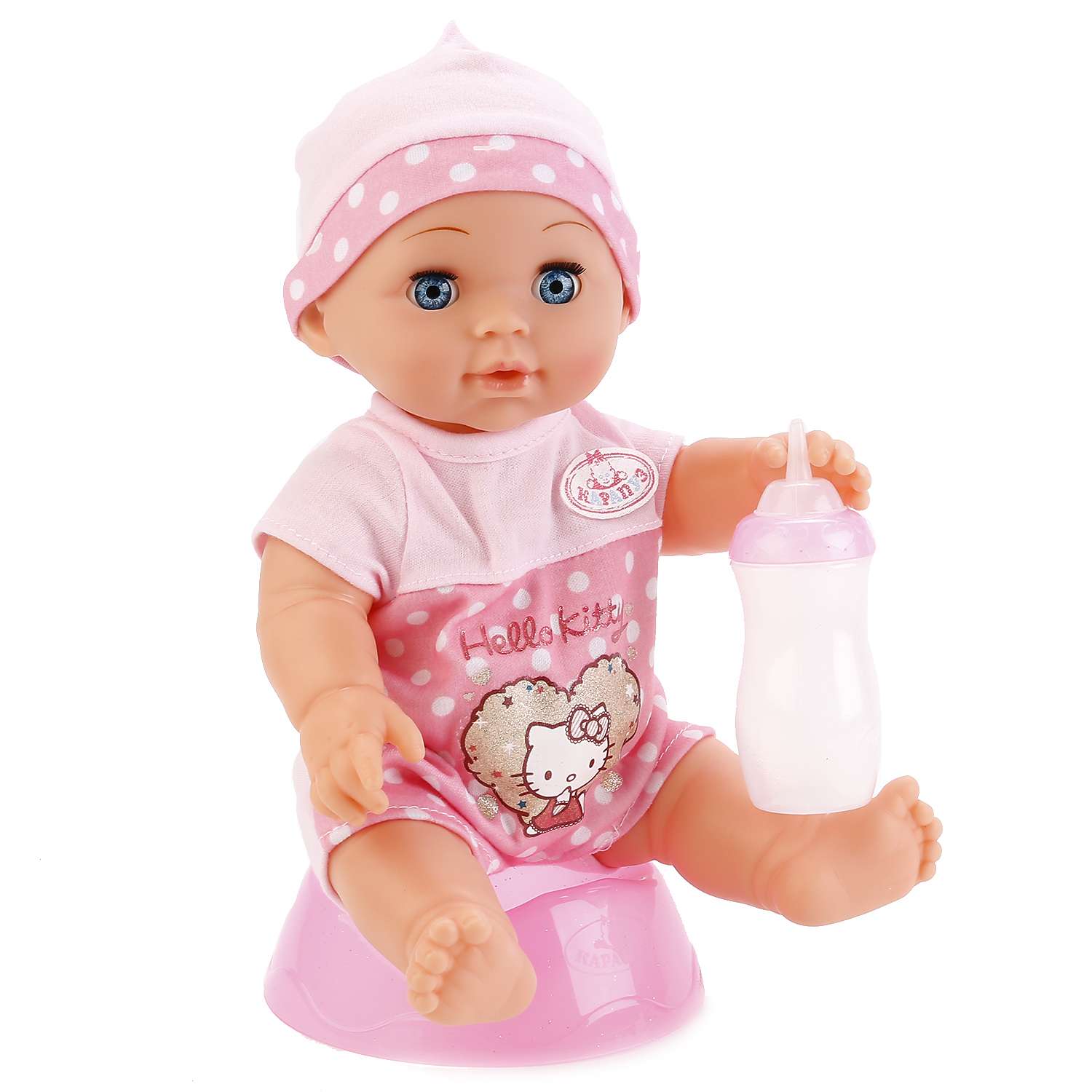 Кукла Карапуз интерактивная в бледно-розовом костюмчике 230220 - фото 4