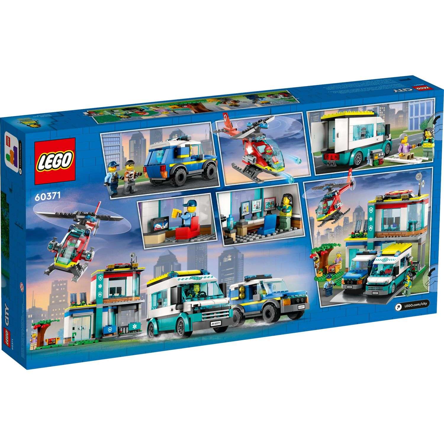 Конструктор LEGO City Штаб аварийных транспортных средств 60371 - фото 10