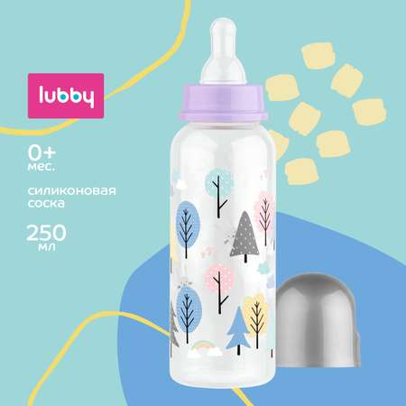 Бутылочка Lubby 250мл c 0месяцев 12022