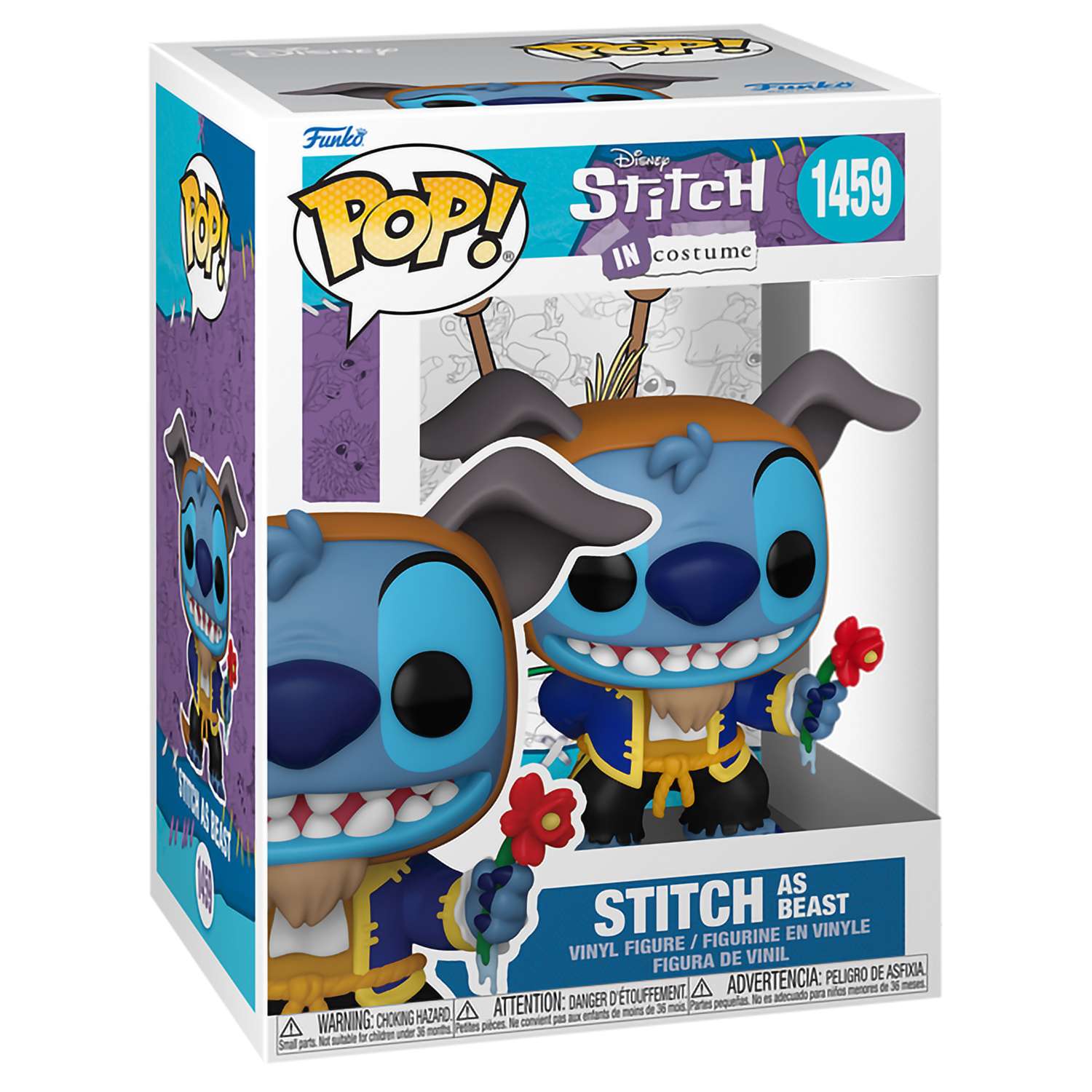 Фигурка Funko POP! Disney Lilo &amp; Stitch in Costume Stitch as Beast Лило и Стич - фото 2