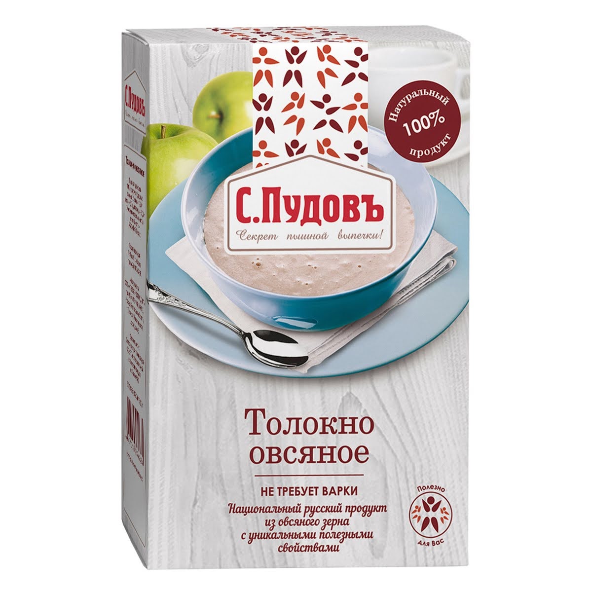 Толокно овсяное С. Пудовъ 400 г купить по цене 205 ₽ в интернет-магазине  Детский мир