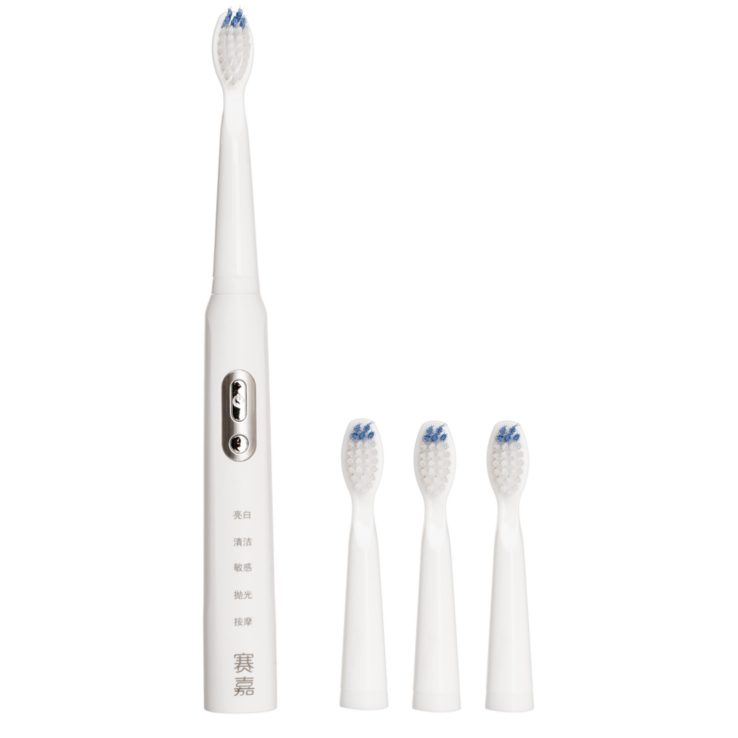 Зубная щетка SEAGO электрическая + 3 насадки SG-2011 White - фото 1