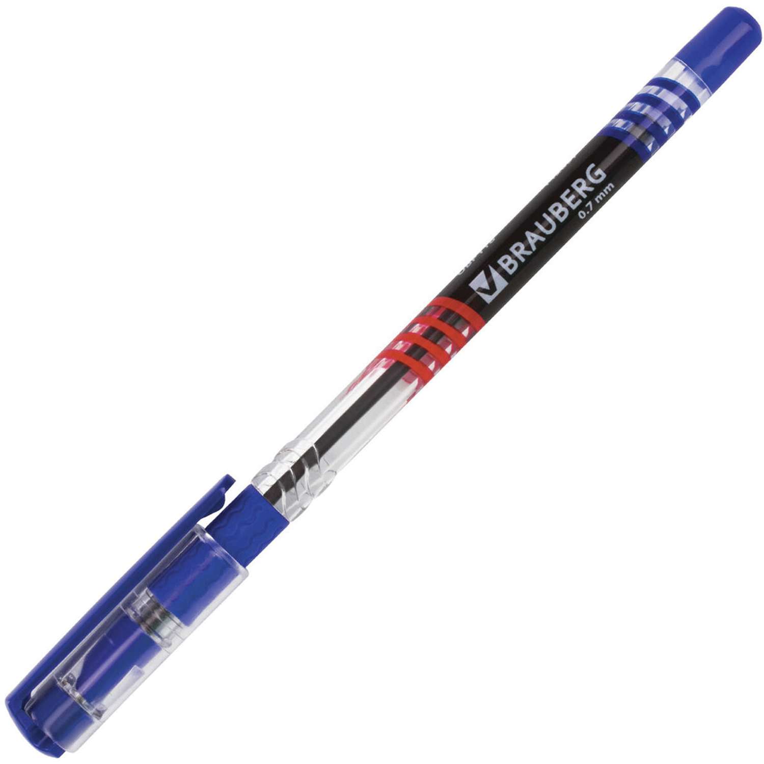 Ручки шариковые Brauberg Spark синие набор 12 штук - фото 4