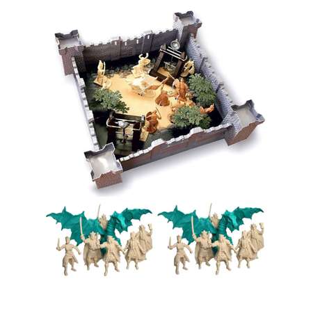 Солдатики игровой набор БИПЛАНТ Крепость 1291+ Дракон и драконоборцы - 2 шт.