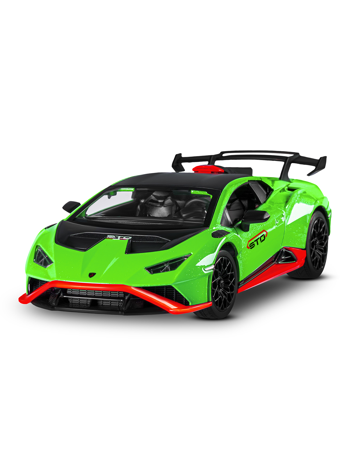 Автомобиль АВТОпанорама Lamborghini 1:32 зеленый JB1251659 - фото 12