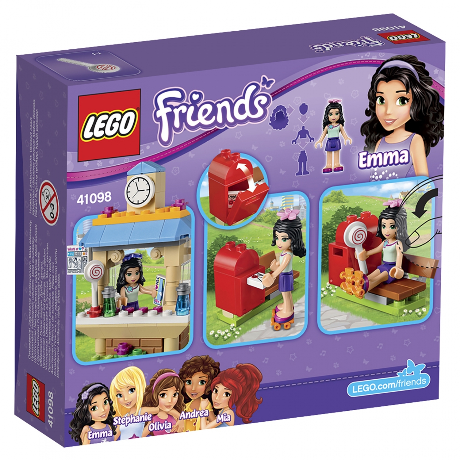 Конструктор LEGO Friends Туристический киоск Эммы (41098) - фото 3