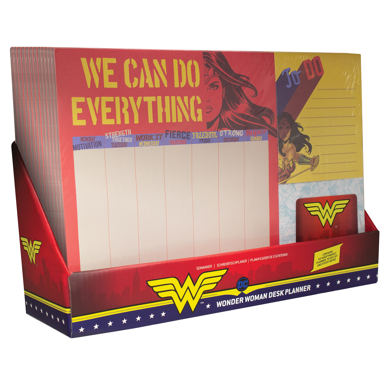 Планировщик PALADONE Wonder Woman A4 Desk Planner PP5147DC - фото 2