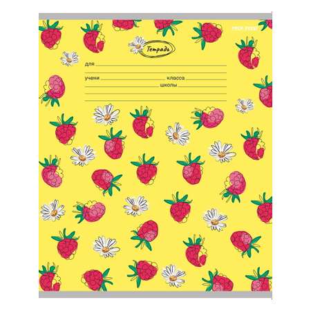Тетради Prof Press Линия 18л. ягодки и цветы цветная мелованная обложка комплект 10 штук