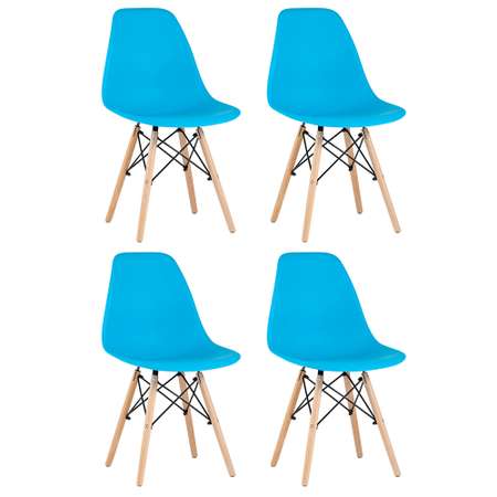 Комплект стульев Stool Group DSW Style голубой