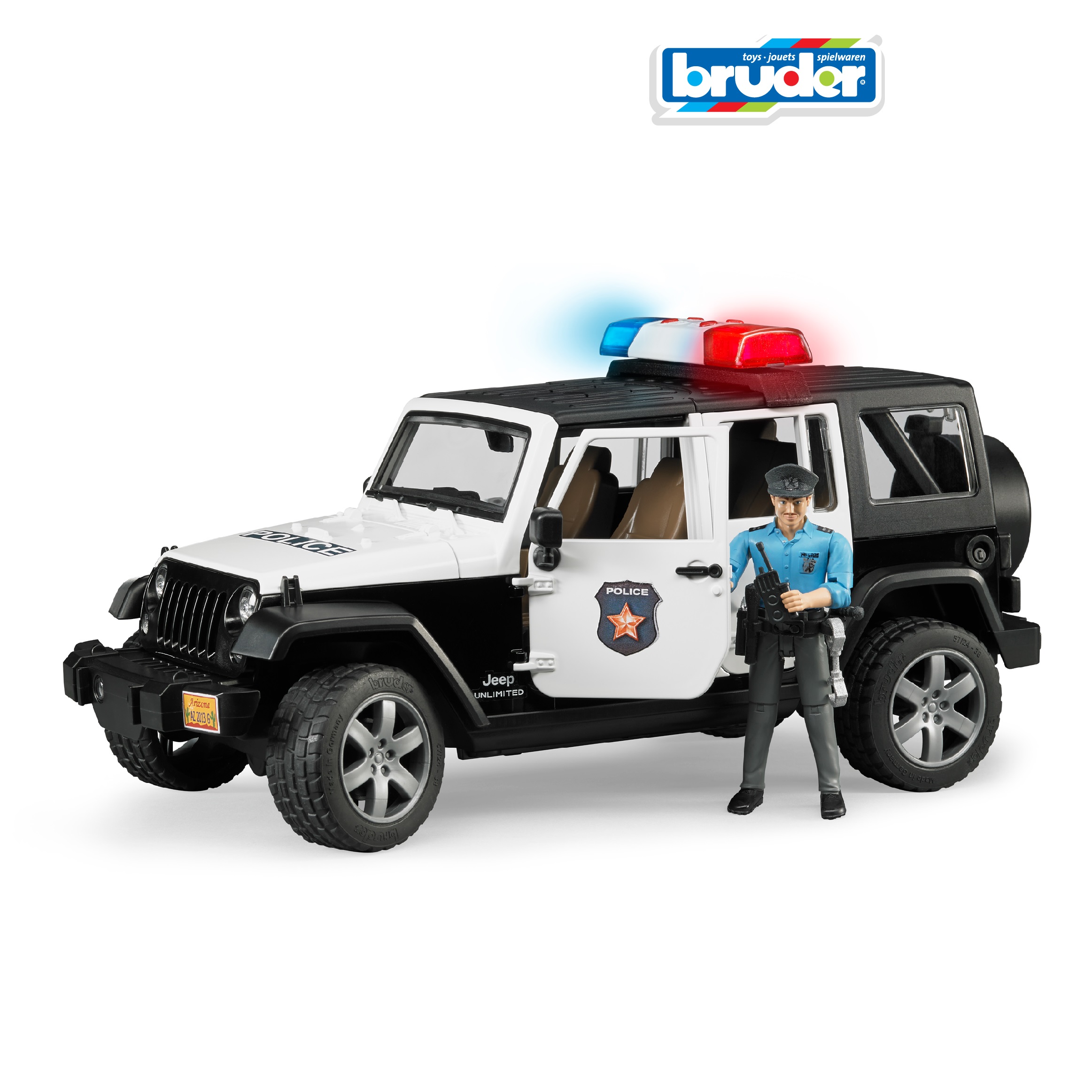 Полицейская машина Bruder Jeep 1:16 02-526 - фото 1