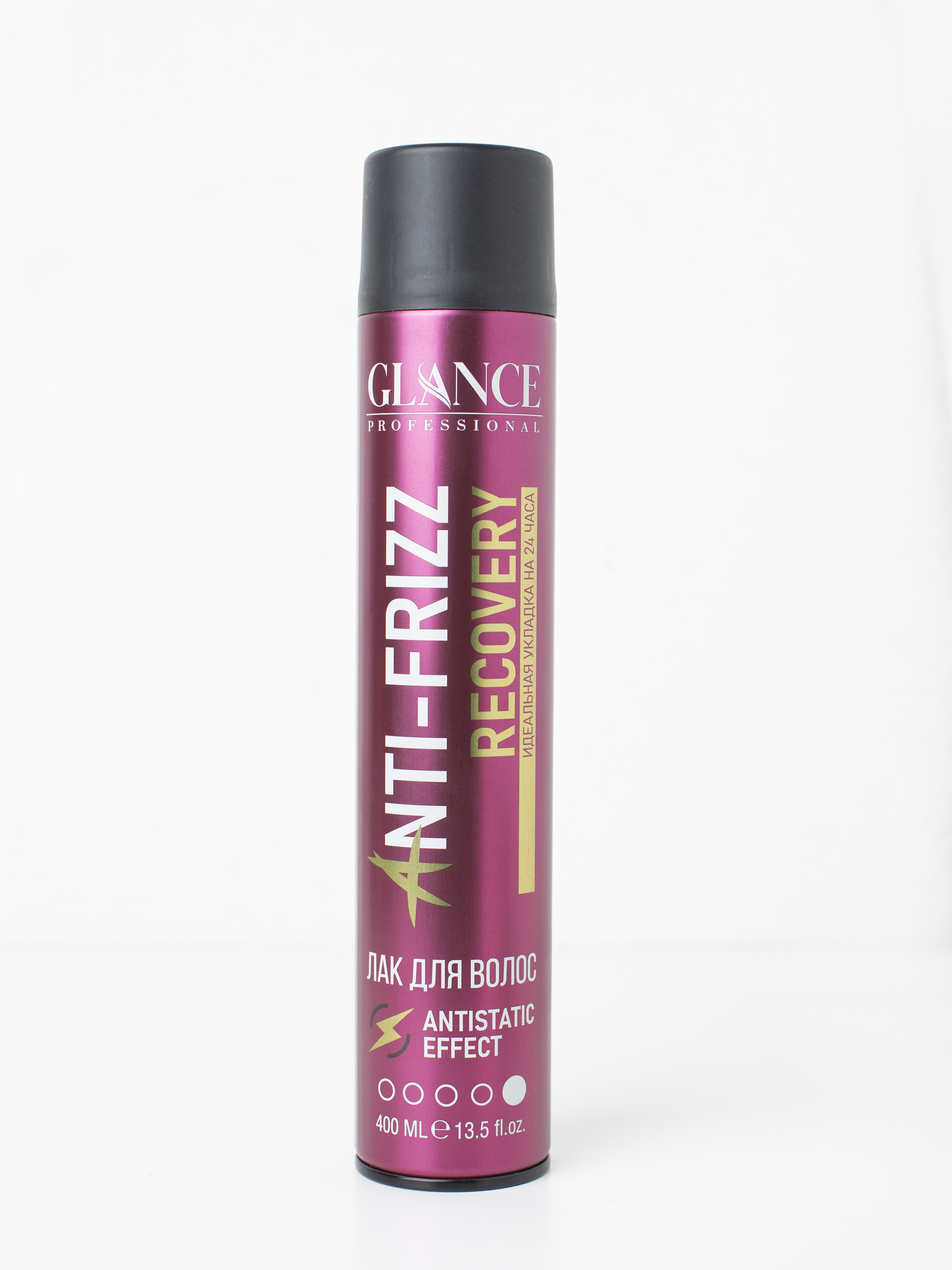 Лак для волос Glance Professional Anti-Frizz Recovery 400мл - фото 1