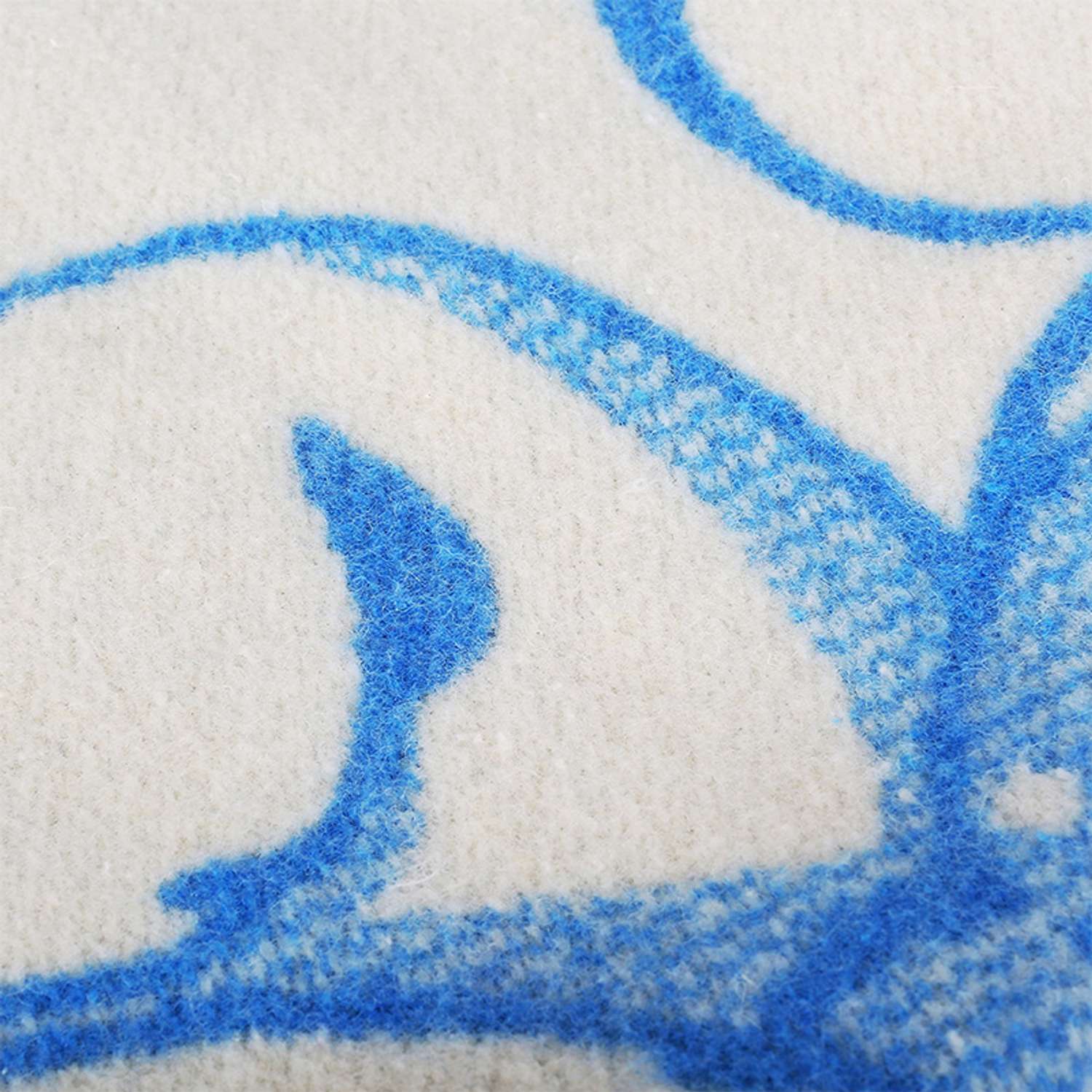 Одеяло ОТК шерстяное (Меринос) 100х140 голубое - фото 2