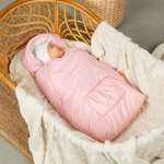 Конверт на выписку Чудо-чадо для новорожденного теплый флисовый «Chicky» розовый
