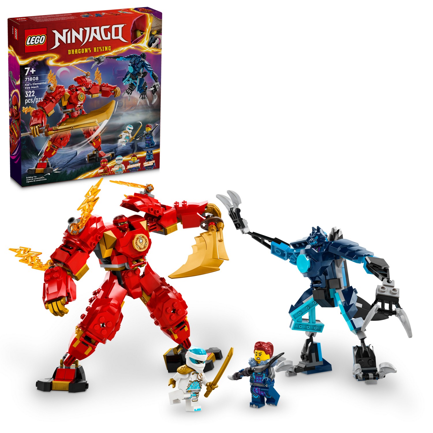 Конструктор детский LEGO Ninjago Робот Кая 71808 купить по цене 3994 ₽ в  интернет-магазине Детский мир