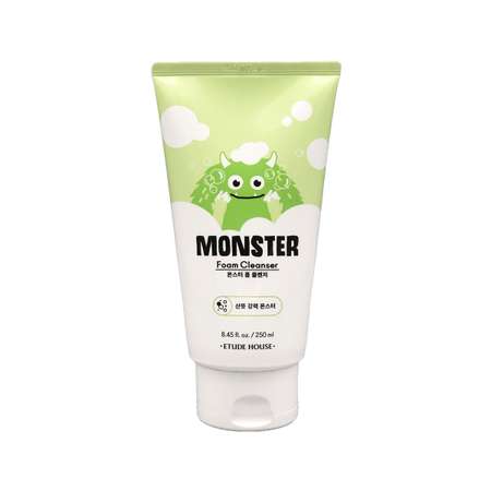 Пенка для умывания ETUDE HOUSE освежающая Monster Foam Cleanser 250мл