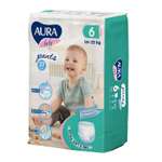 Подгузники-трусики AURA BABY одноразовые для детей 6XXL 16-25 кг 37шт