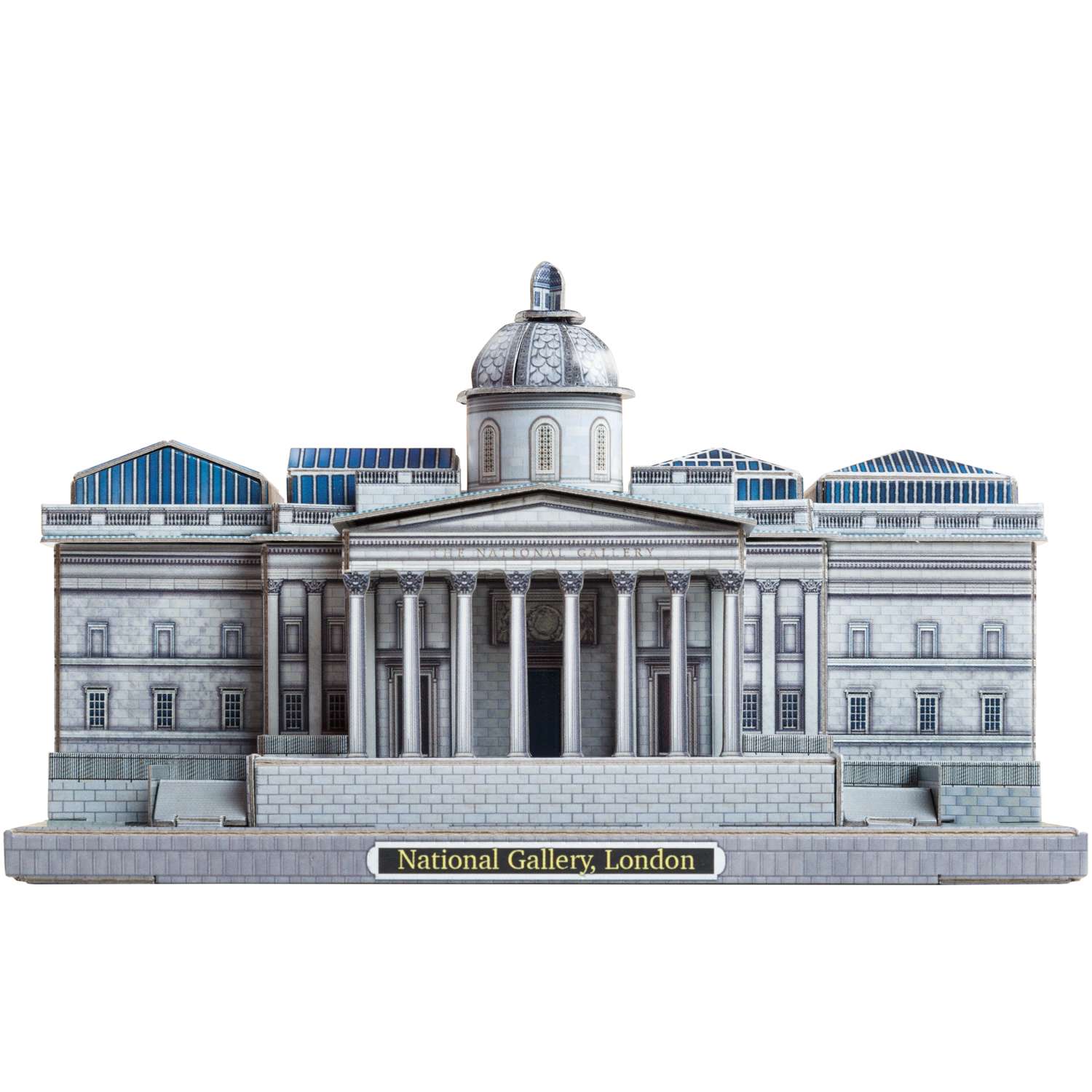 Сборная модель Умная бумага Города в миниатюре Лондонская национальная галерея Англия 590 590 - фото 1