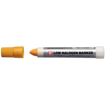 Маркер SAKURA промышленный Solid Low Halogen желтый 13 мм XSCLH3