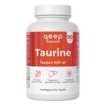 Таурин 600 мг qeep для энергии и бодрости для внимания и памяти для сосудов и сердца