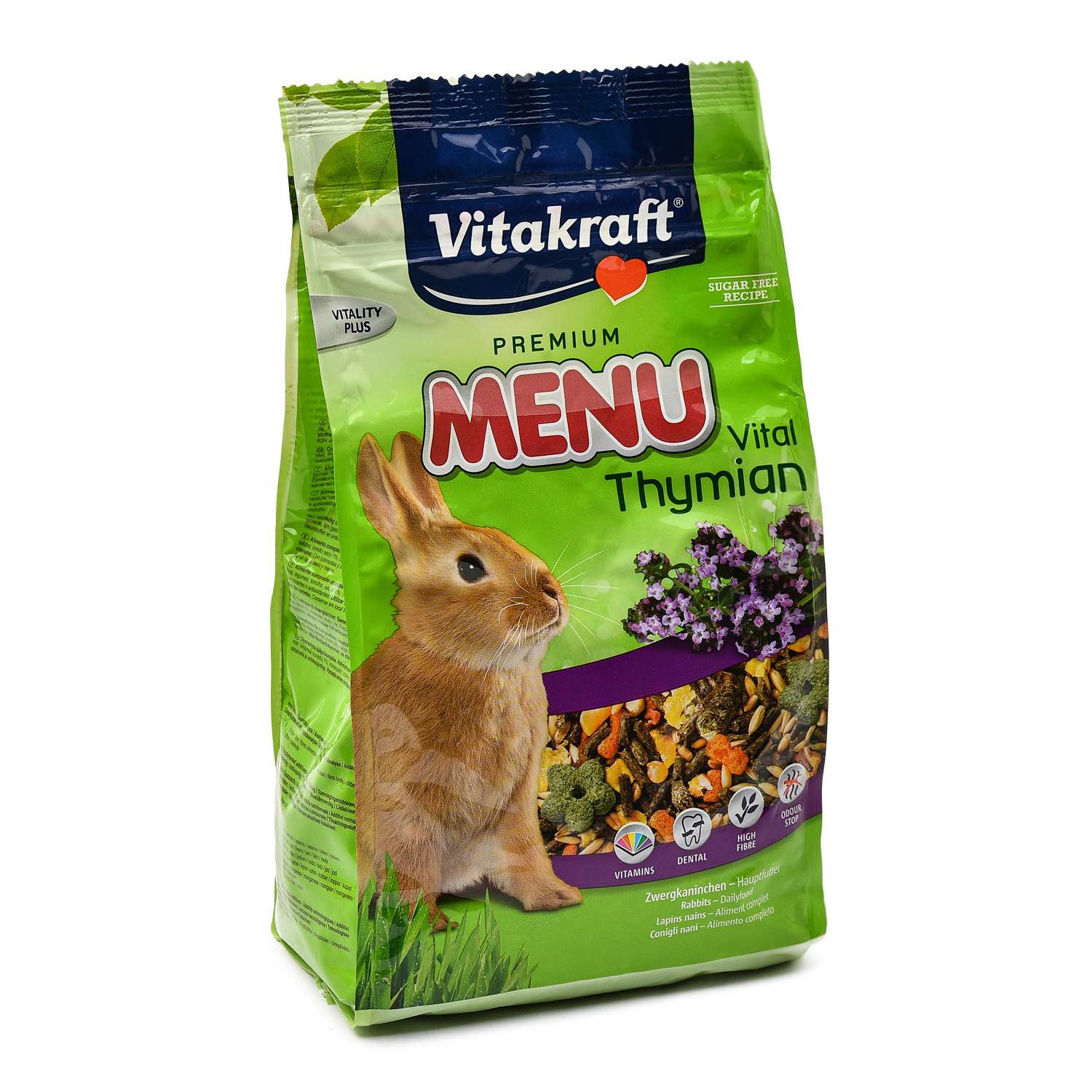 Корм для кроликов Vitakraft Menu Thymian 1кг 25333 - фото 1