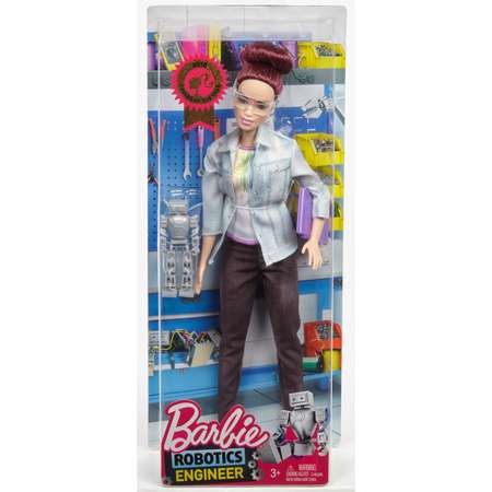 Кукла Barbie Робототехник Крашеная в бордо FRM12