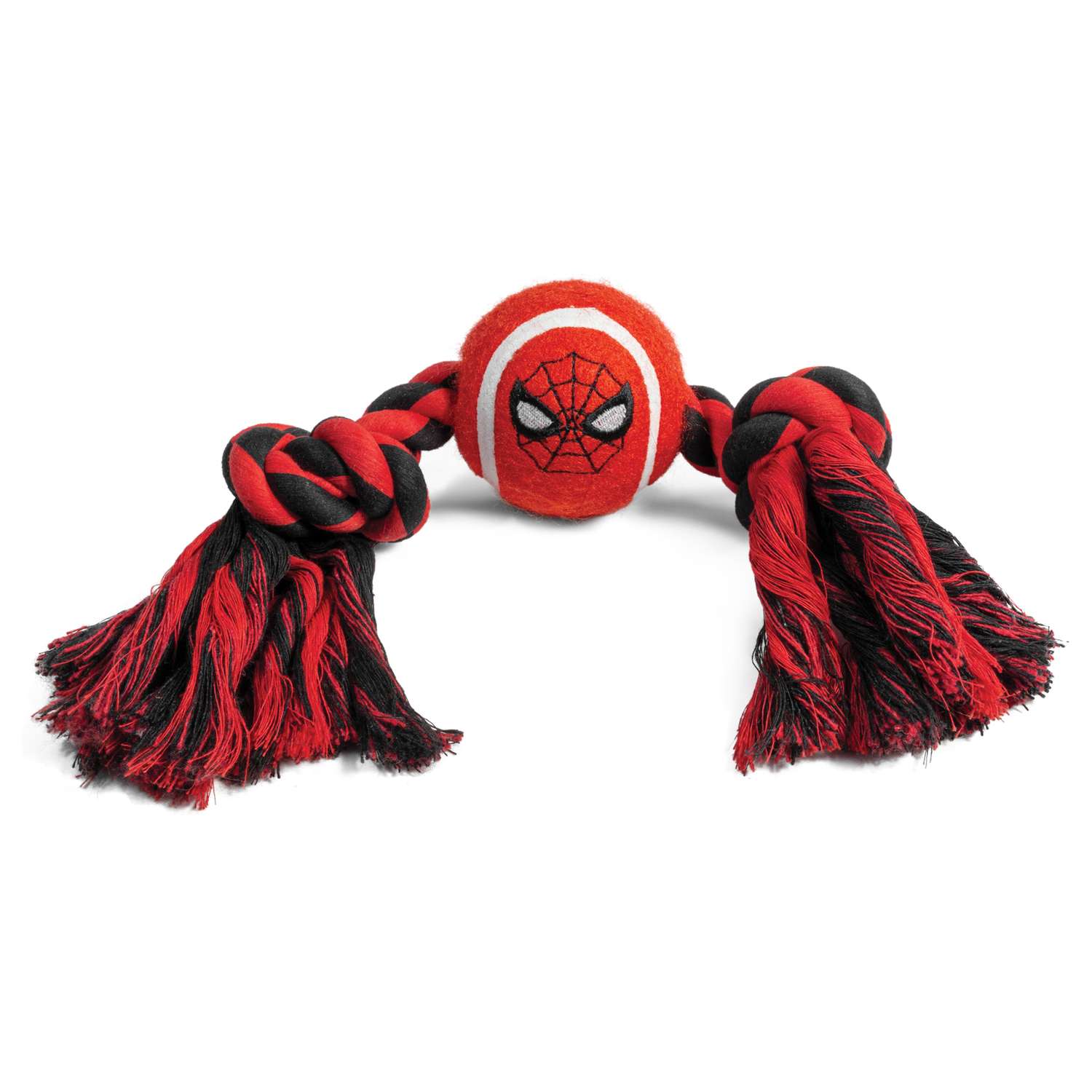 Игрушка для собак Triol Disney Marvel Человек-паук Верёвка и мяч 12111085 - фото 2