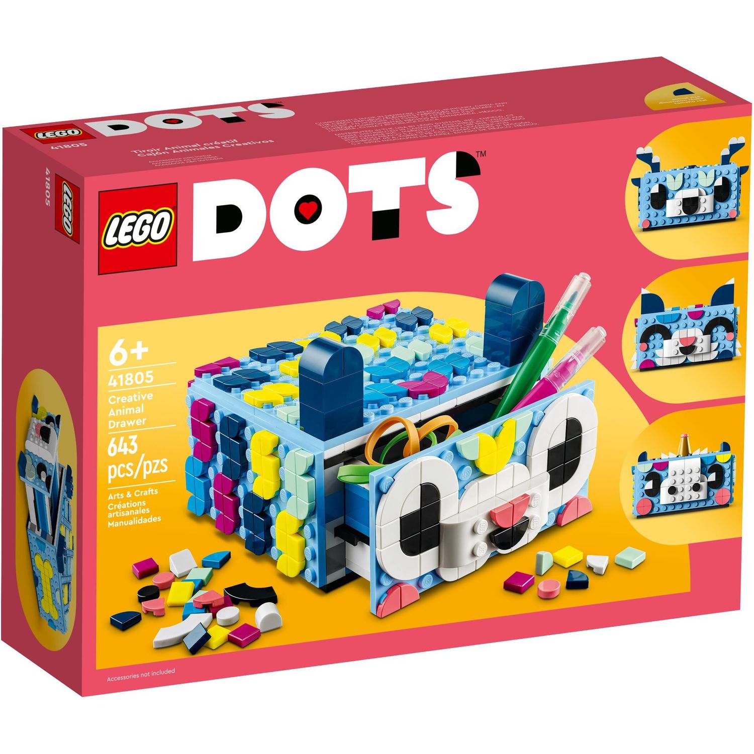 Конструктор LEGO DOTs Creative Animal Drawer 41805 - фото 1